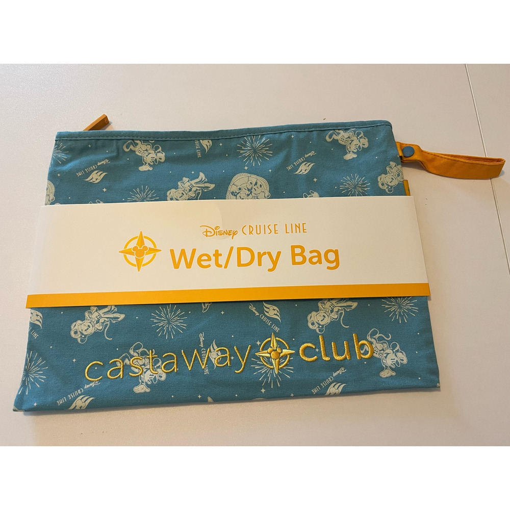 Disney Cruise Line DCL Castaway Club Wet Dry Travel Beach Pool Bag Wet Swimwear